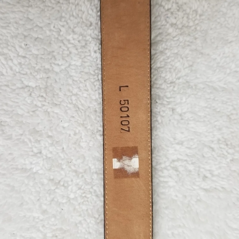 Vintage Brighton Croc Embossed leather belt